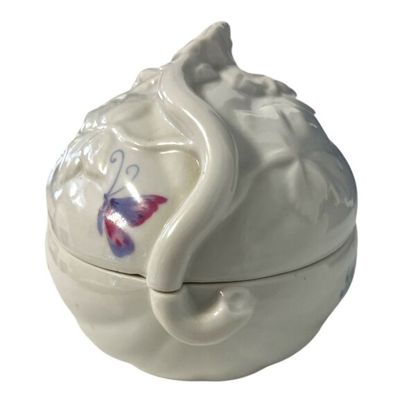 Vintage Charles Revson Ciara Porcelain Trinket Dish – Made in Japan – Butterfly - Picture 2 of 8